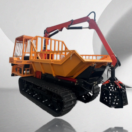 Crawler Dumper Kwadoro na crane Grab 5000kg